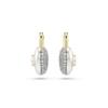 Swarovski Gold Tone Heart Drop Earrings 5737297