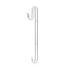 Muji Stainless Steel Double Hook Long Type Approximately Width 1.5 Depth 6.5 Height 25 Cm