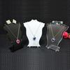 Acrylic Mini Necklace Display Mannequin Pendant Model Jewelry Holder Necklace Showing Stand Rack Earring Showcase