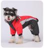 Reflective Four-Legged Cotton Dog Coat for Cold Weather