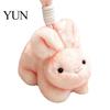 Cute Bunny Plush Keychain Scented Keychain, Mini Rabbit Stuffed Animal with Fragrance Adorable Gift for Kids Beads, Hanging Pendant Bag Backpack, Soft