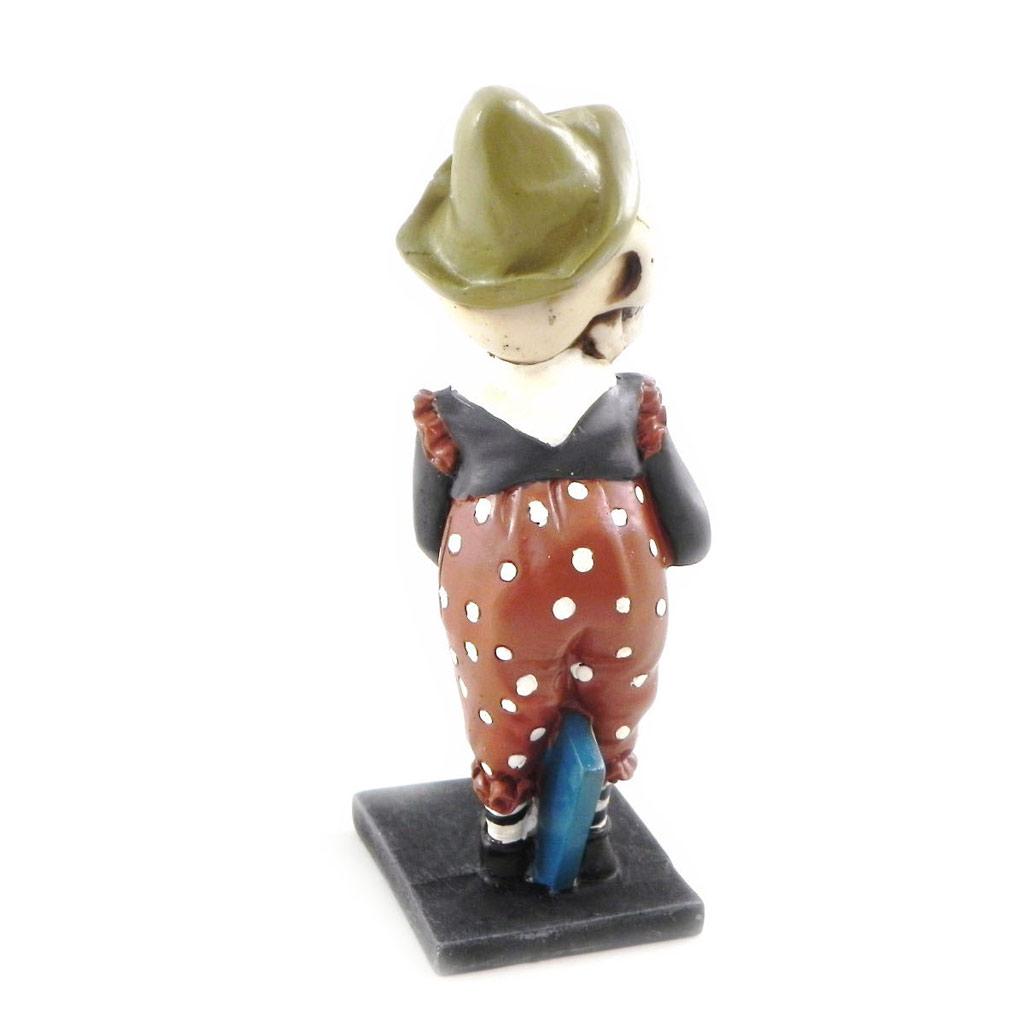 Les Trésors De Lily [H9922] - Figurine résine 'Gentleman' clown - 15 cm