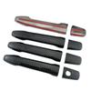 For Mitsubishi Outlander Lancer RVR  ASX 2008-2016 Carbon Fiber Printed Car Exterior Door Handle Cover Moulding Trim