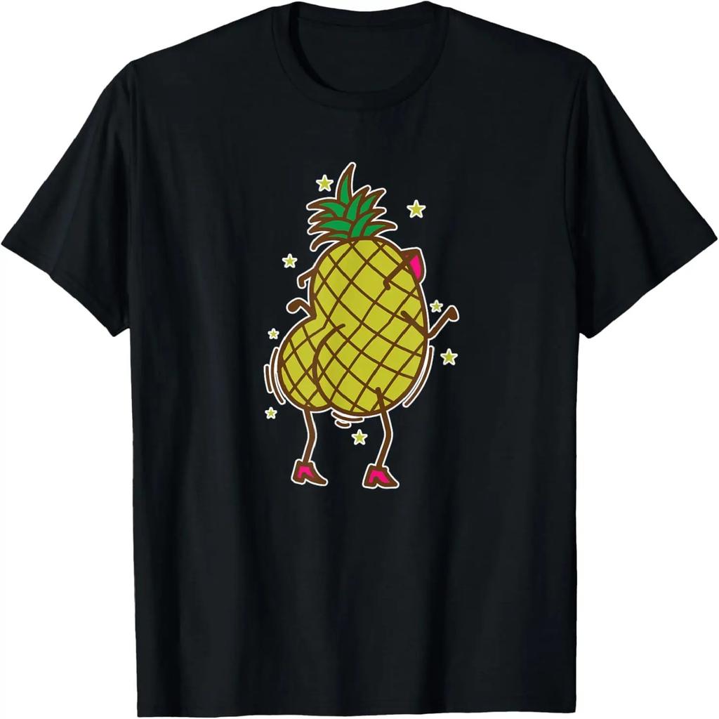Hand-drawn Pineapple Vintage Retro Design T-Shirt