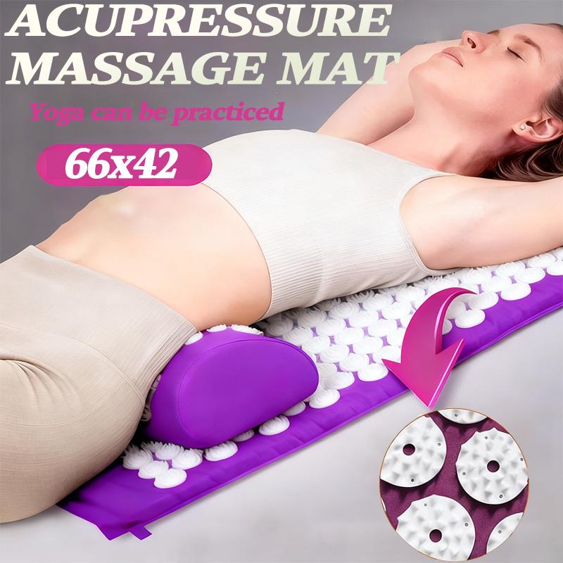 Yoga Massage mat,Yoga Mat Non-slip EXercise Fitness Pad Mat,Unique Acupuncture Massage Mat For Back, Neck, Shoulders, Arms, Legs, Joints, Body,