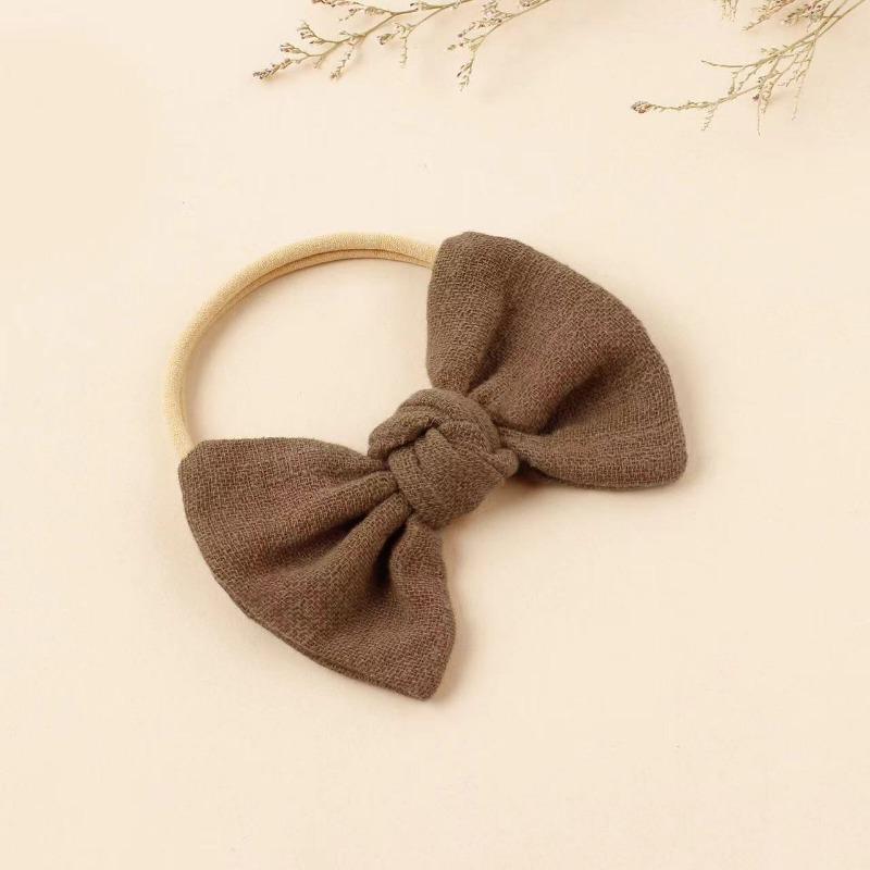 Set Cotton Baby Bows Headband Nylon Headbands Hair Bands for Children Girls Soft Hairband Toddler Newborn Hair Accessories
