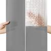 3D Splicing Peva Shower Curtain, Waterproof Bathroom Curtain Bathroom Curtain Without Punching Holes Thickened With Hook