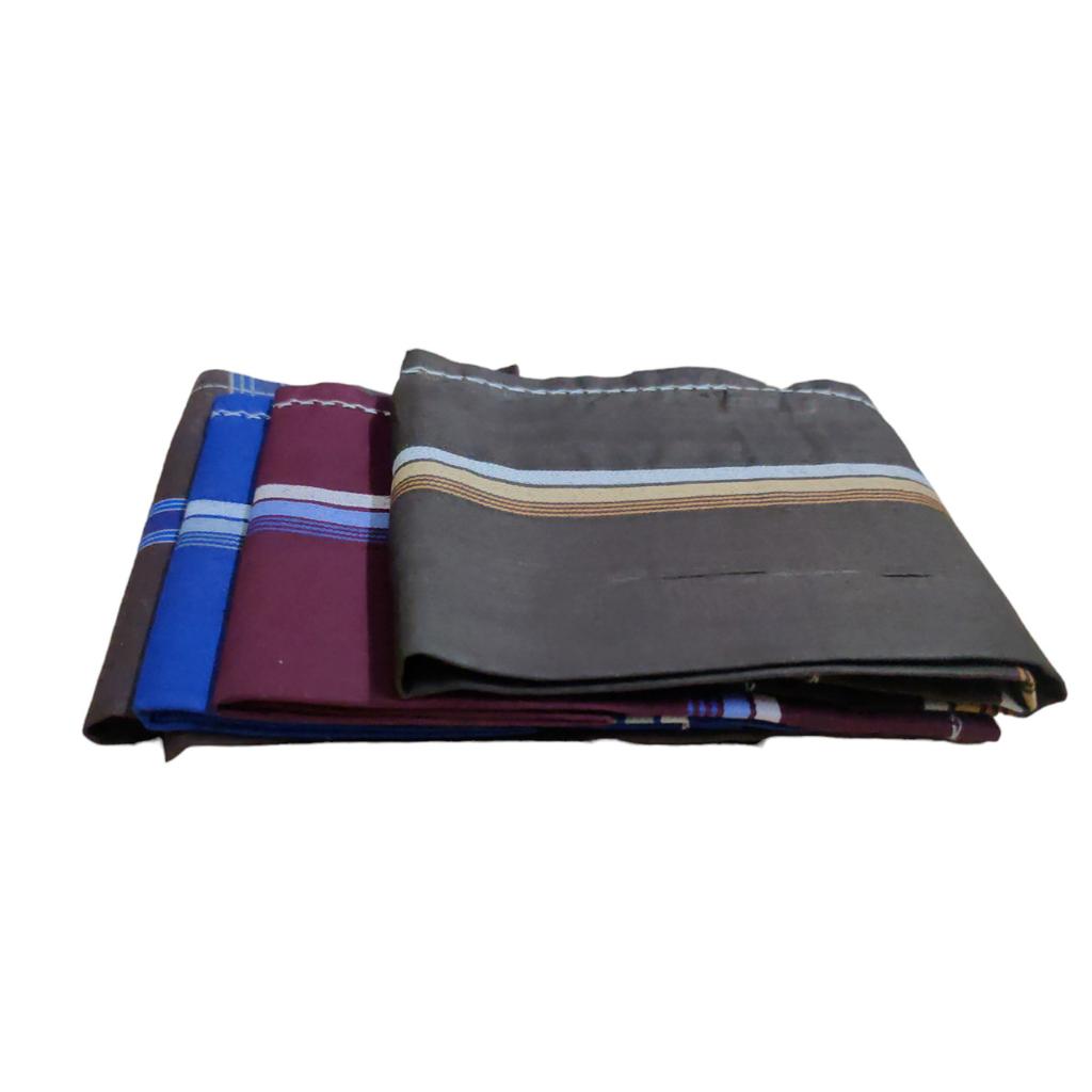 @ Men's Handkerchief 16x18 Inches Multicolour Pack Of 4 h269 MJ-258-60%OFF