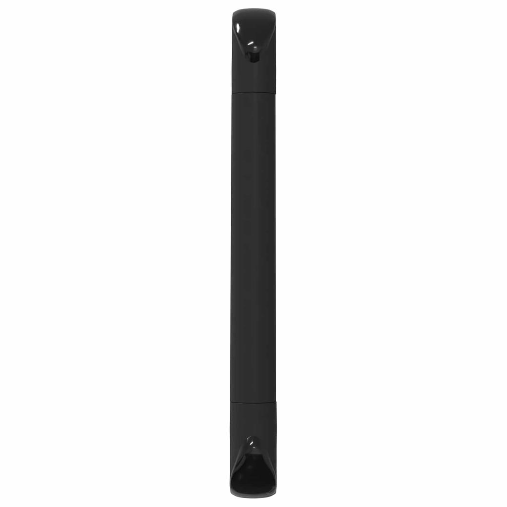 Universal Handle 12 pcs Black 380 x 34 x 85 mm Aluminium and PP