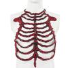 Chain Hollow Skeleton Hollow Bone Costume Prop Comfortable Skeleton Frame  Holiday Dress