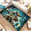 3D DRG Deep Rock Galactic Game Gamer Area Rug,Carpet Rug for Living Room Bedroom Sofa Doormat Decoration,kids Non-slip Floor Mat