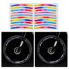 20Pcs Car Wheel Hub Sticker High Reflective Stripe Tape Luminous Warning Sticker