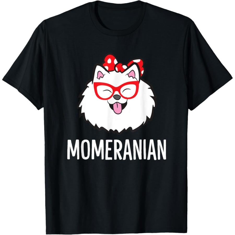 Momeranian Funny Pomeranian Mom Cute Pet Pomeranian T-Shirt XXXXXL чёрный