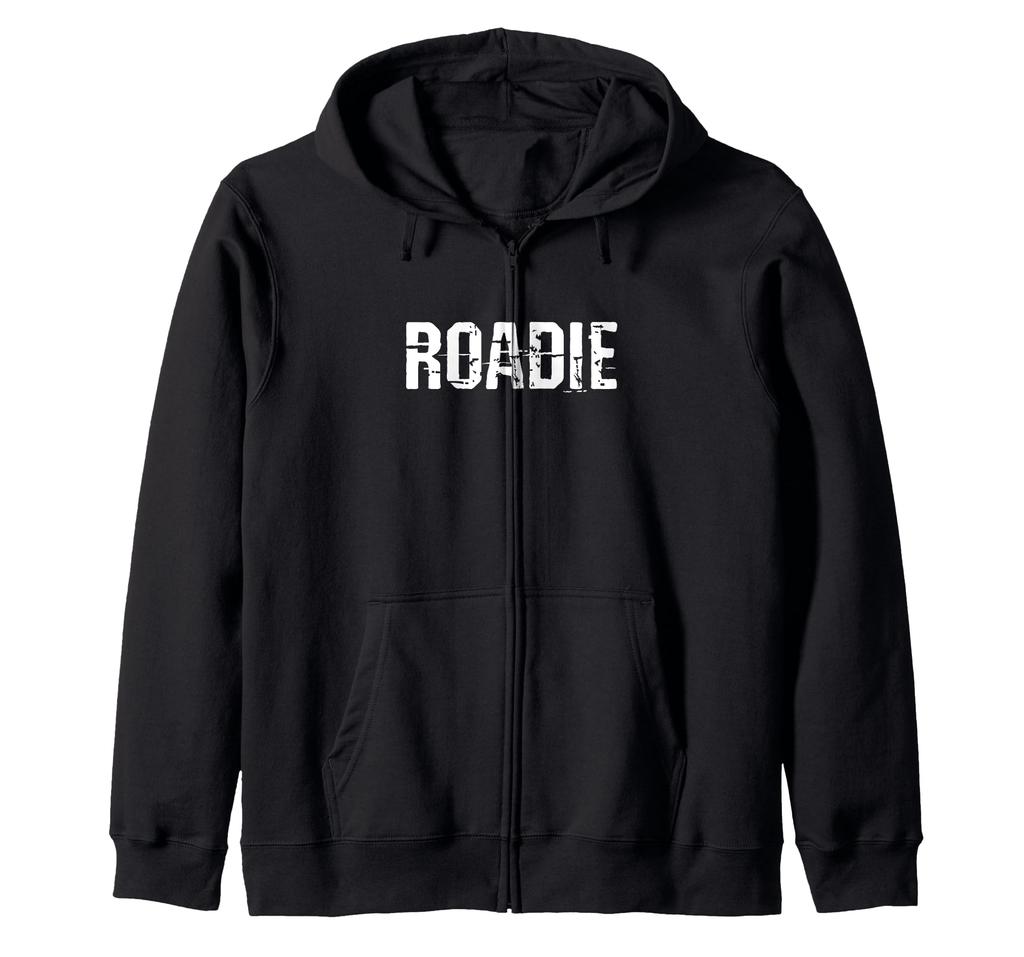 Roadie Musician Music Band Crew Zip Hoodie