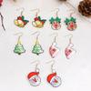 Christmas Knit Hat & Scarf Earrings - Women's Unique Festive Accessories