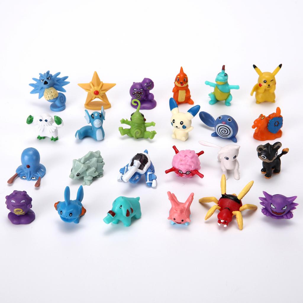 144 ks Sada mini akčních figurek Pokemon – Sběratelská sada se překvapením v blind boxech, Ideální dárek pro fanoušky a sběratele (Možné duplicity)