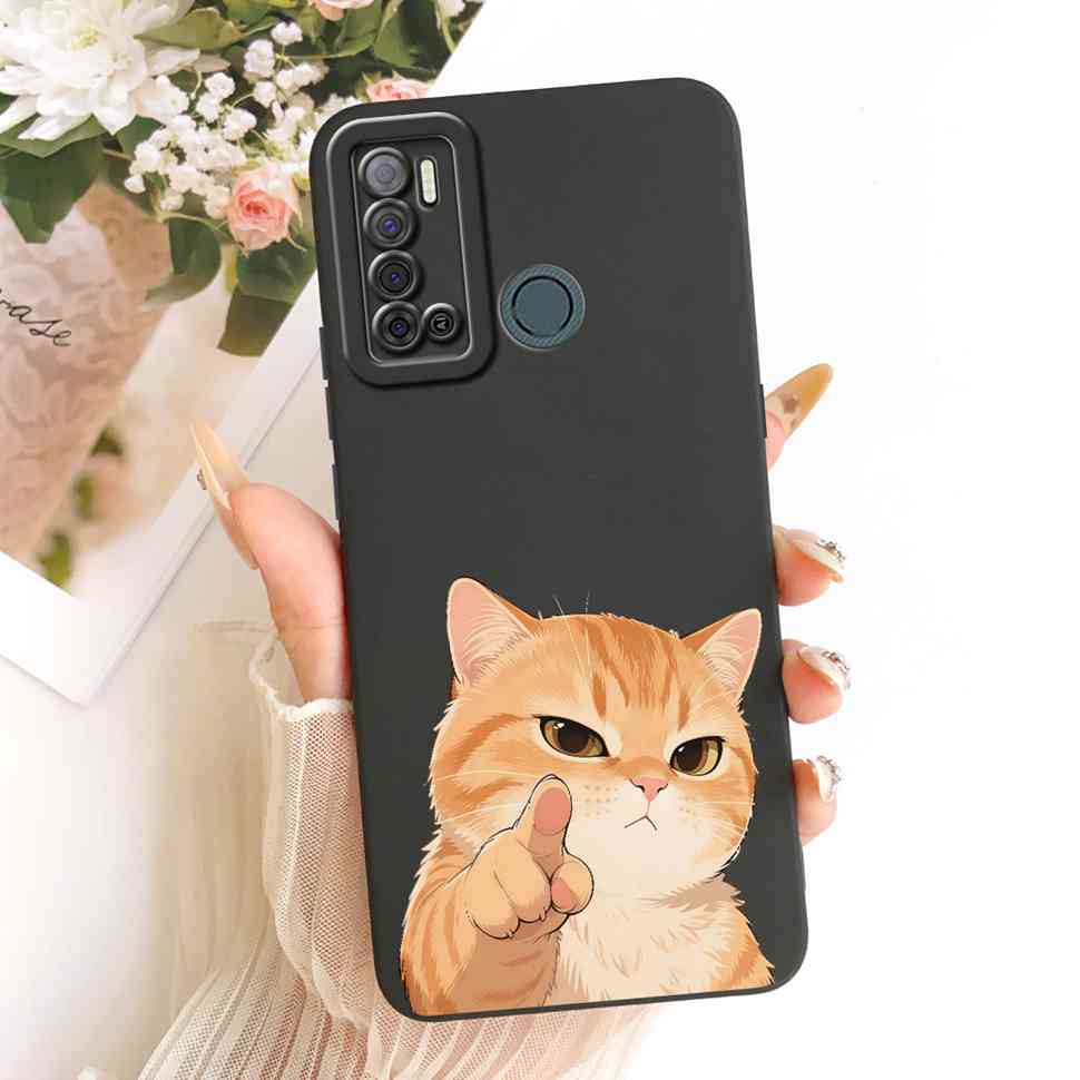 Für Tecno Spark Power 2 Hülle LC8 Niedliche Katze Cartoon Hülle Weiche Silikon Handyhülle Für Tecno SparkPower 2 Power2 Schale