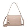 Damen-Einschulter-Leder-Handtasche im High-Class-Stil, Stilvolle Umhängetasche, Muttertasche