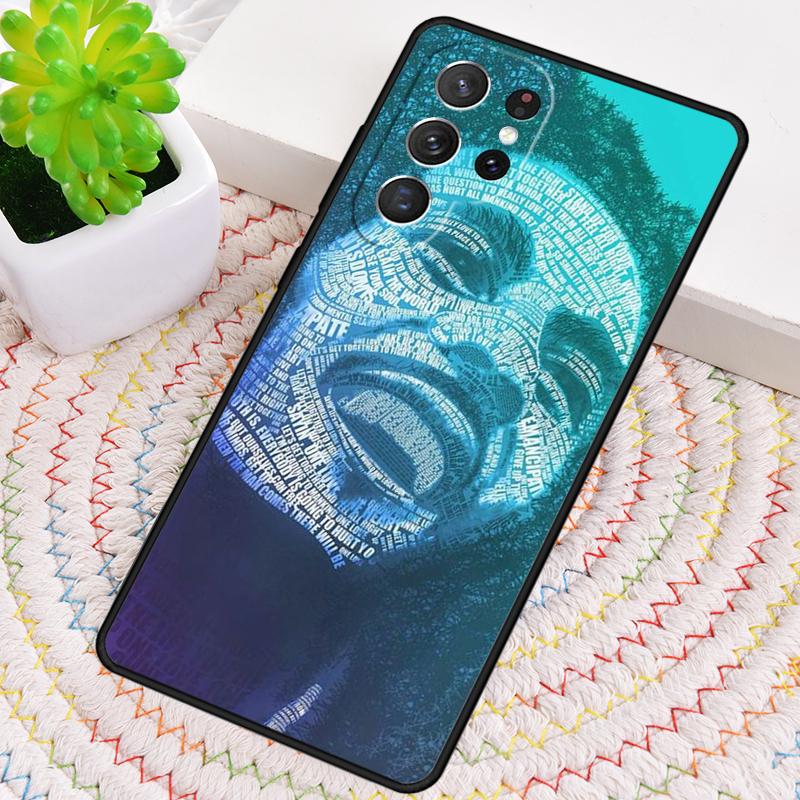 Bob Marley Zitate Rasta Reggae weiche Handyhülle für Samsung Galaxy note 10 pro S26 Ultra S23 S24 FE S25 S21 S22 PLUS Hülle