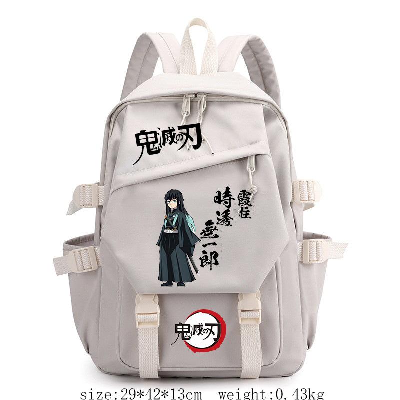 Japan Cartoon Comics Demon Slayer Instagram Backpack, Japanese Retro Style, Large Capacity Student Backpack 0016 KTB