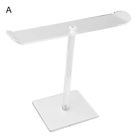 Suporte de exibição de argola de cabelo acrílico organizador elegante suporte de exibição para lenços de cabeça faixas de cabelo acessórios