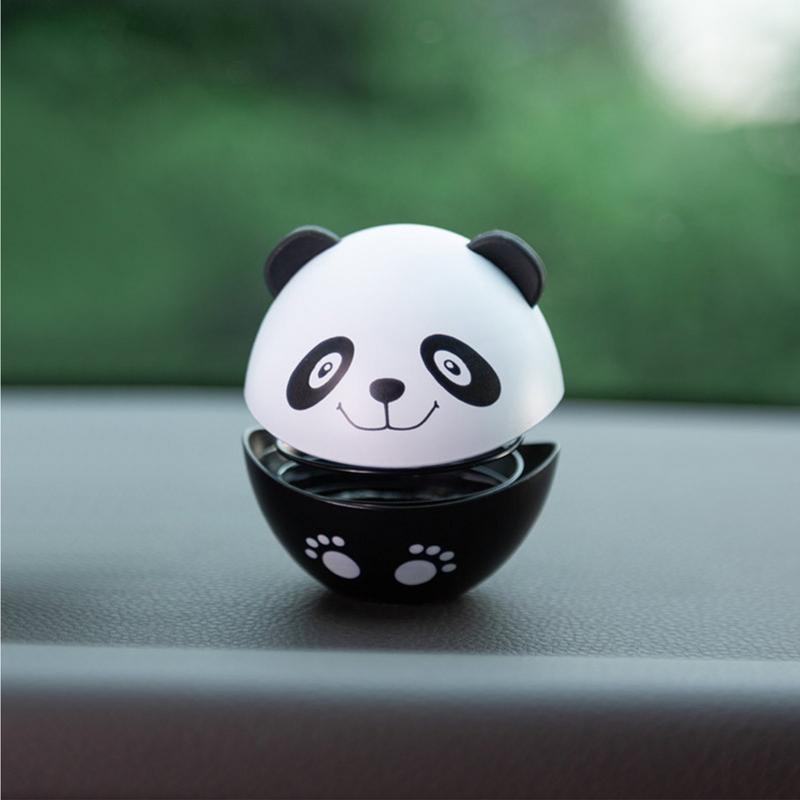 Car Dashboard Ornaments Bobblehead Panda Ornaments Car Dashboard Shaking Head Car Doll Toy Panda Figurine Dashboard Decor For
