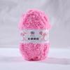 50g Single Strand Coral Fleece Coarse Yarn,Long Fleece Half Flannel,DIY Knitted Sweaters Scarves,Blankets,Soft Comfortable Yarn