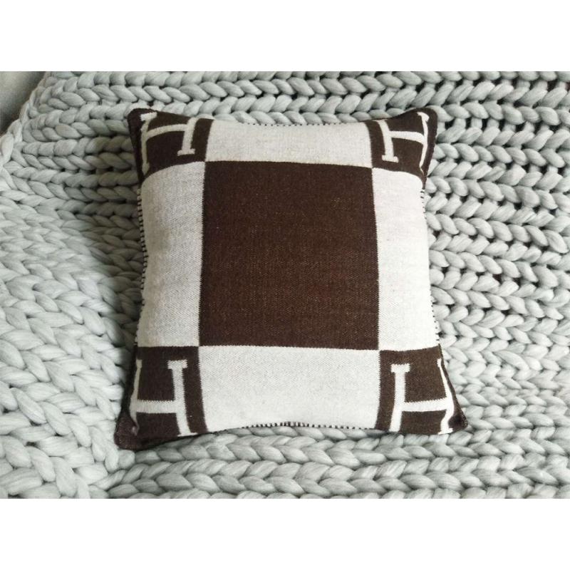 Наволочка для дома в скандинавском стиле с узором H, декор для домашнего дивана 45X45 cm коричневый