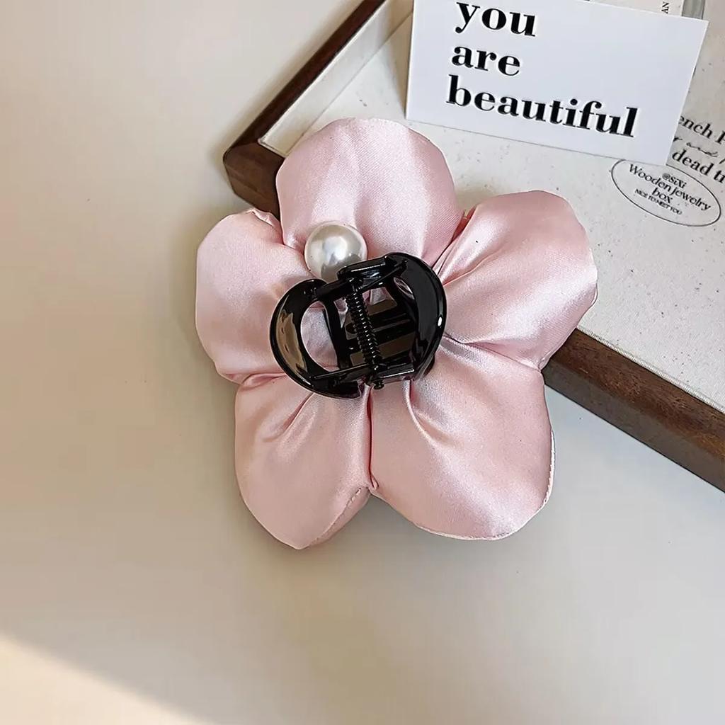 New Korean Creative Flower Hair Claw Headdress Women Girl Trendy Design Hairpin Crab Barrette Vacation Hair Accessories
