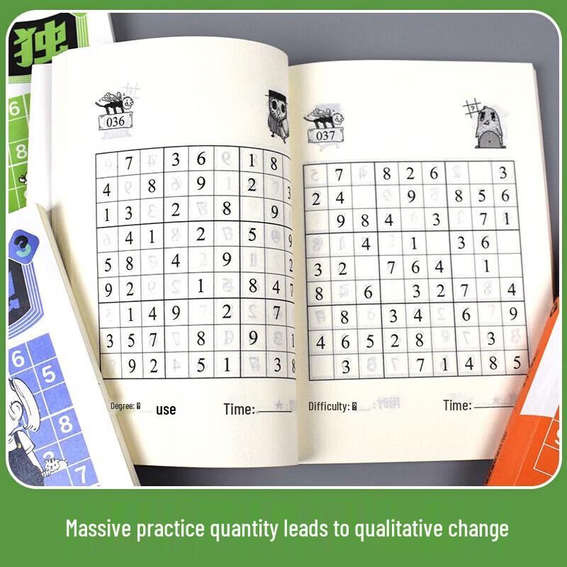 Sudoku Logic Puzzle Book Set (4 Volumes)