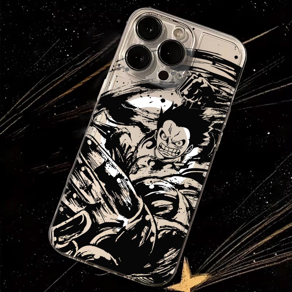 Anime Ones Pieces Luffys Magnetic Phone Case for Samsung Galaxy S25 S24 S23 S22 S21 S20 FE Edge Plus Ultra 5G Soft Clear TPU