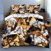 Horse Heads Pattern Bedding Duvet Cover Sets Duvet Covers Pillowcases Gifts (1 * Duvet Cover 2 * Pillowcases, Without Duvet Insert)