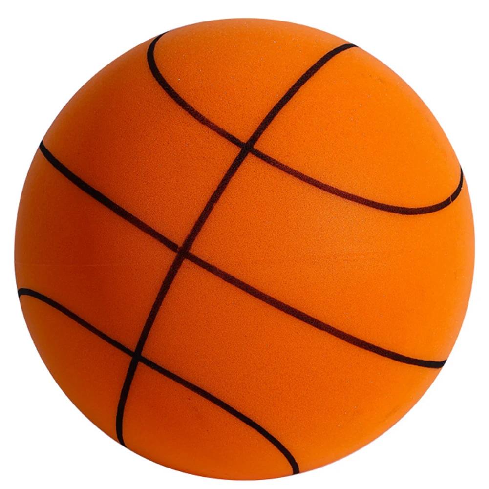 Kids High-Resilience Bouncing Mute Dribbling Basketball Squeezable Lightweight 3/5/7 Ball Foam Indoor Basketball Bounce Football
