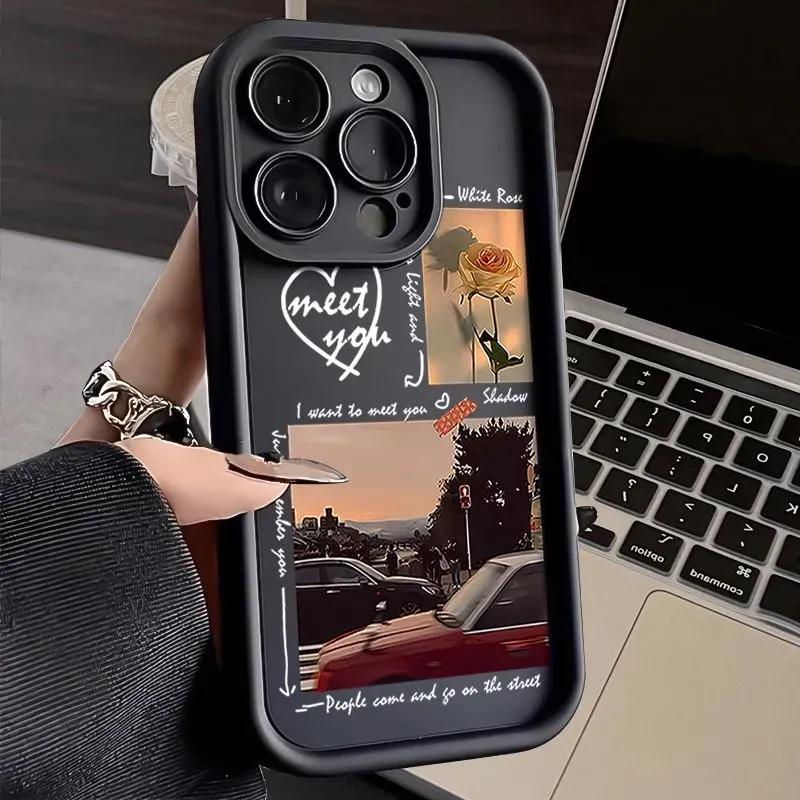 

Силиконовый чехол с силуэтами из повседневной жизни для Xiaomi 13 12 11 Lite 5G 15 14T 14 13T 13 12T Poco F7 X7 M6 F6 F5 X5 X3 X6 Pro Мягкая крышка Poco F6 5G