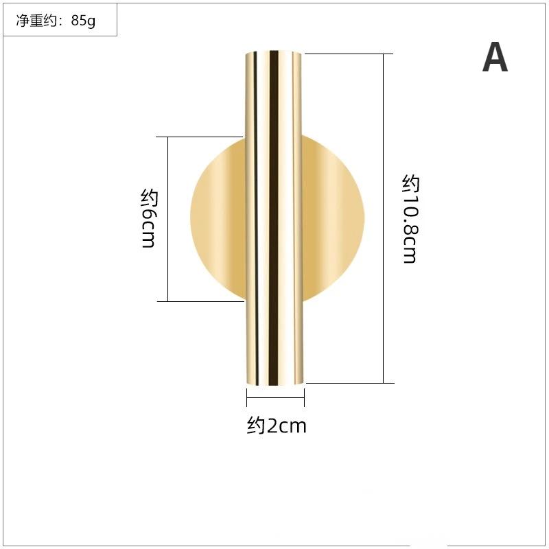 Nordic Style Wall Flower Vase Tube Modern Style Dried Flower Holder Decor for Living Room Wall Household Ornament Gifts