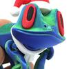 Christmas Hat Frog Refrigerator Magnet 3D Printed Movable Joints Frog Fidget Toy Articulated Animal Model Figurine Fridge Magnetic Frog Decoration