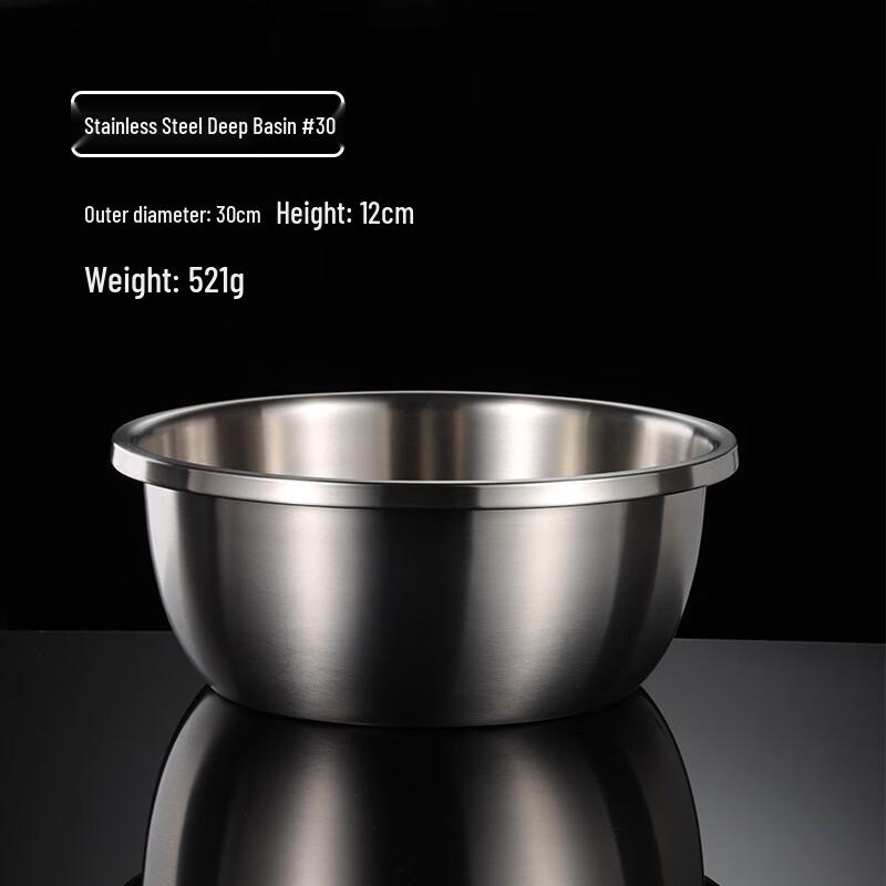 Qianxing 304 Stainless Steel Multi-purpose Round Basin
