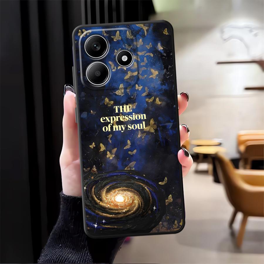 

Case for Xiaomi Redmi Note 14 14C 10 13 Pro Plus A1 K80 9 8 7 A3 A4 A5 12 11 12C 13C Phone Cover A1 A2 K40 Planet Pattern Redmi Note 8T