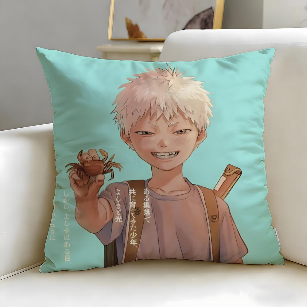 Anime Summer Hikaru Died Cushion Cover Soft EasyWash Pillow Case Versatile for Couch Bed Travel and Office
