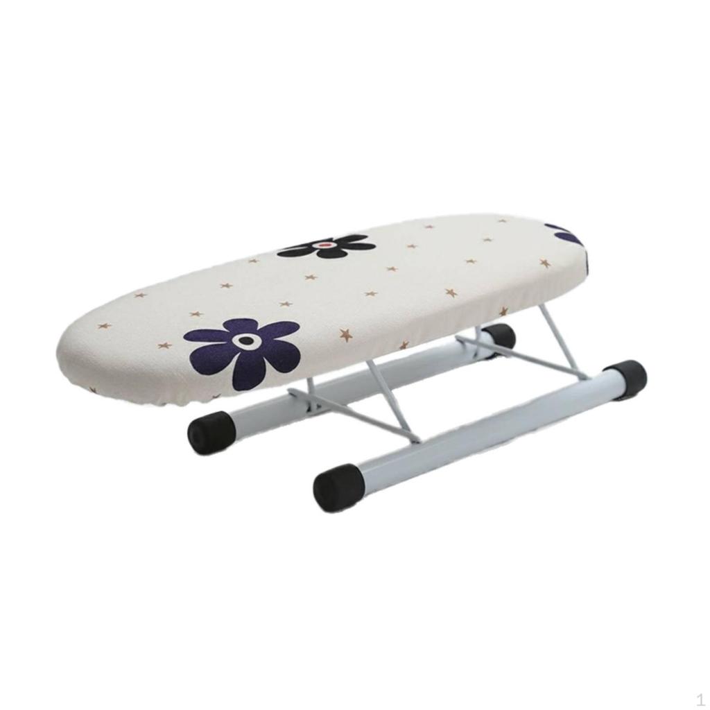 Sleeve Ironing Board Foldable Tabletop Space Saving Laundry Accessory for Students,