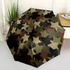 1 Stück Camouflage Sterne Automatisches Öffnen/Schließen Regenschirm, Winddicht, Kompakter Faltregenschirm mit Leichtem Design für Damen/Herren044