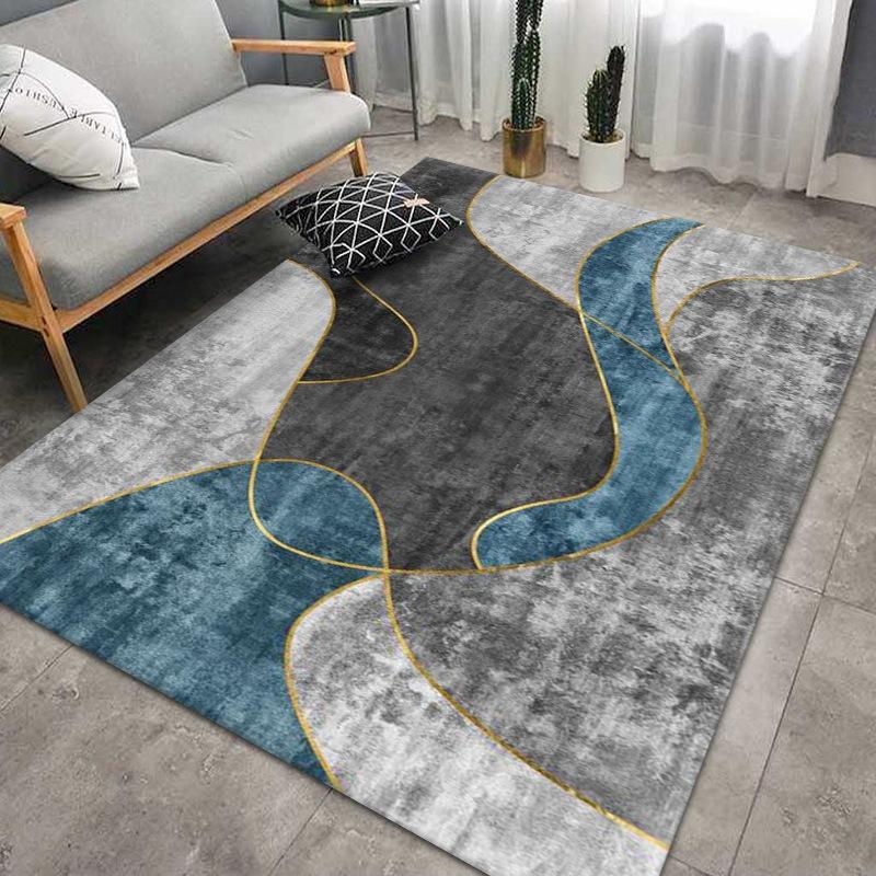 Nordic Abstract Carpet Living Room Coffee Table Geometric Carpet New Wardrobe Carpet