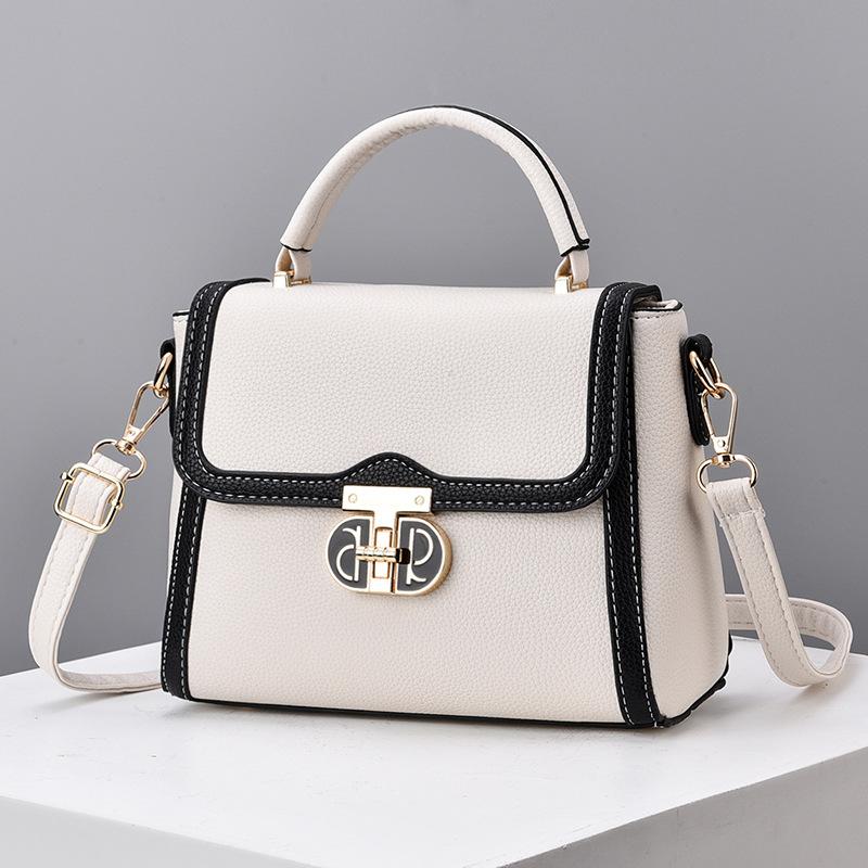 Veske dameveske ny mote dame skulderveske 2025 liten firkantet veske fresh messenger