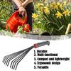 Small Garden Rake Steel Farming And Gardening Small Flowers And Easy Design Vegetables Tools Use Planting