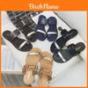 Stylish Women Flat Sliders Slip On Summer Beach Holiday Open Toe Sandals Shoes