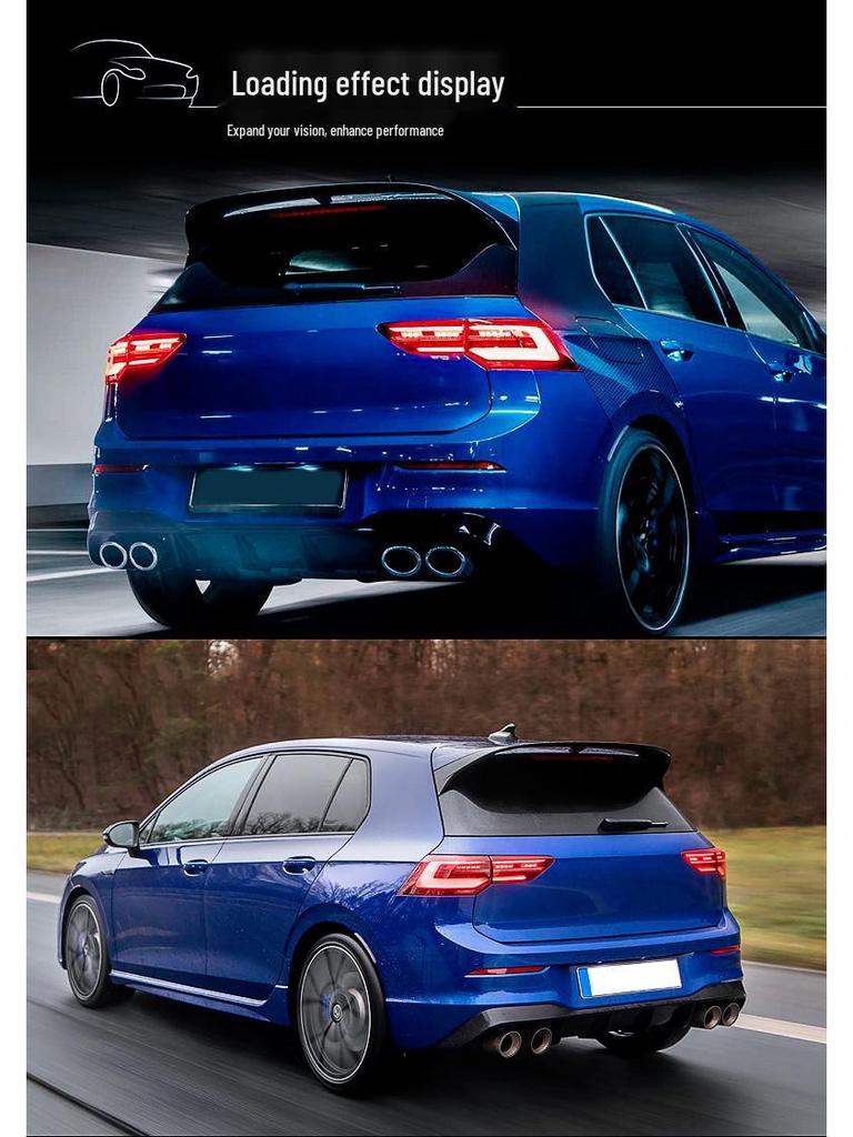 Compatible with 2021-2024 Volkswagen Golf 8 MK8: Upgrade Low-Spec to High-Spec LED Flowing Taillights.
