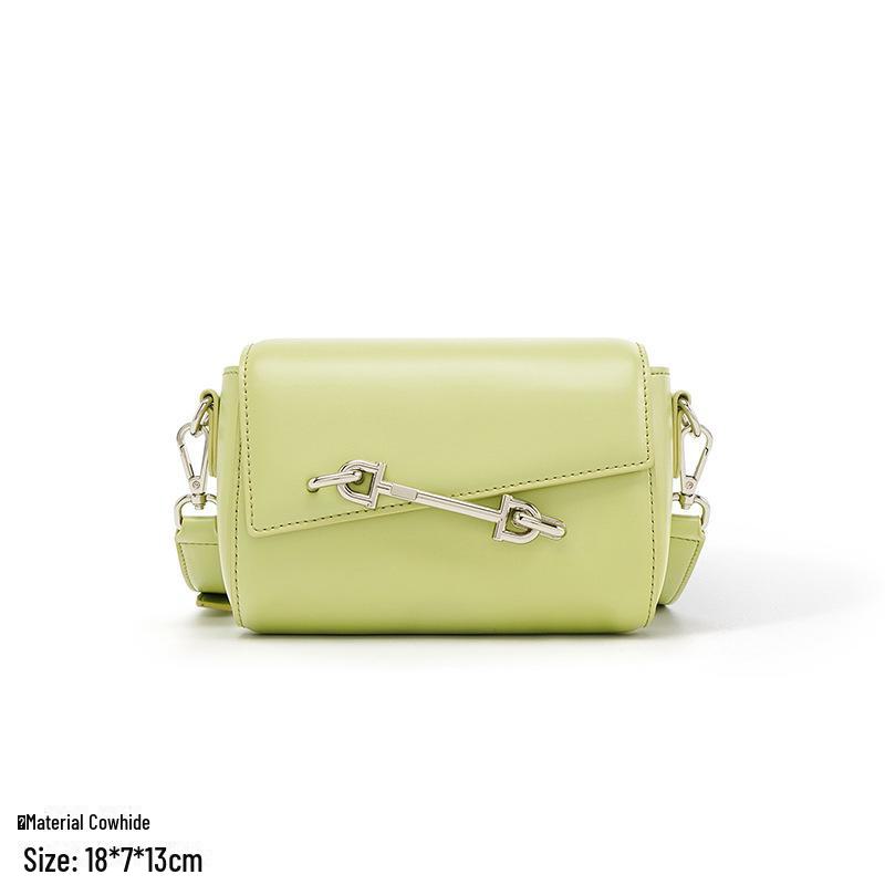 2024 Spring Women’s Genuine Leather Crossbody & Shoulder Square Bag – Trendy Underarm Handbag