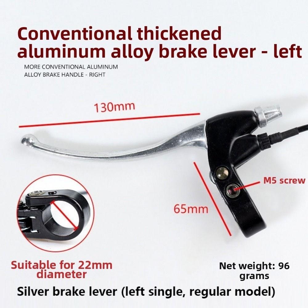 1pair/1pc Aluminium Alloy E-Bike Brake Levers  For Electric Bike Scooter
