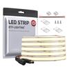 BTF-LIGHTING FCOB COB LED Strip Light, IP65 Waterproof, High Density, Flexible, 5M, 480 LEDsm (2400 LEDs5m), Daylight White, 4000K, 8mm Width, DC12V,