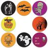 500 Halloween Cartoon Self-Adhesive Stickers: Funny Decoration Labels for Kids' Holiday Activities